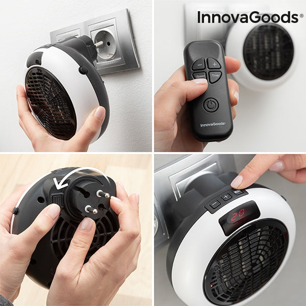 Calefactor Termocerámico Portátil: Calor Rápido, Seguro y Eficiente.