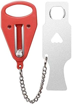 Cerrojo Portátil: Protección Extra e Instantánea para Viajes, Hoteles y el Hogar.