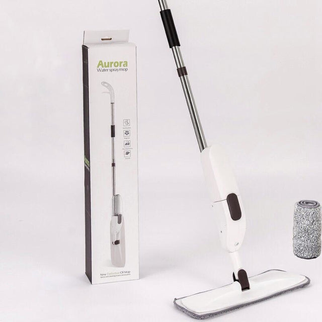 Mopa Rectangular con Spray: Sin cubo, máximo brillo.