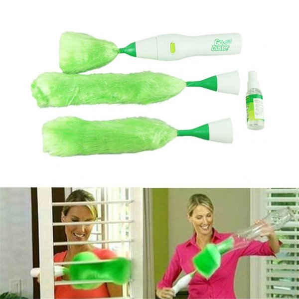 Plumero de Microfibra Pro 3 en 1: Captura el Polvo. No lo Muevas.