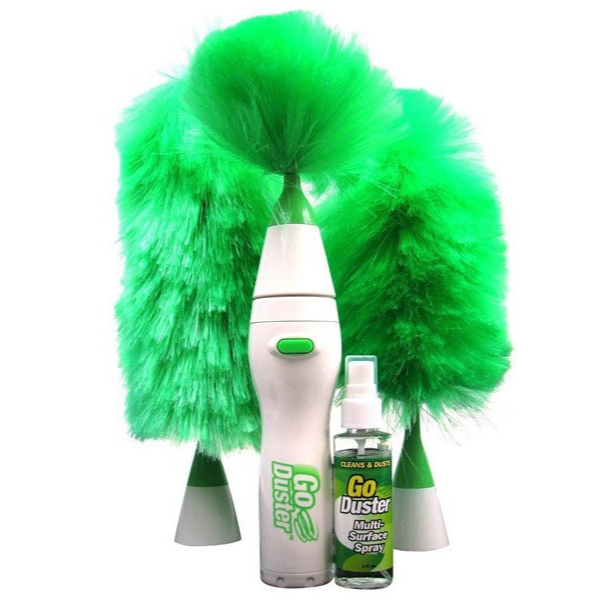 Plumero de Microfibra Pro 3 en 1: Captura el Polvo. No lo Muevas.